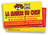 Carte fidélité Maison du Chiot